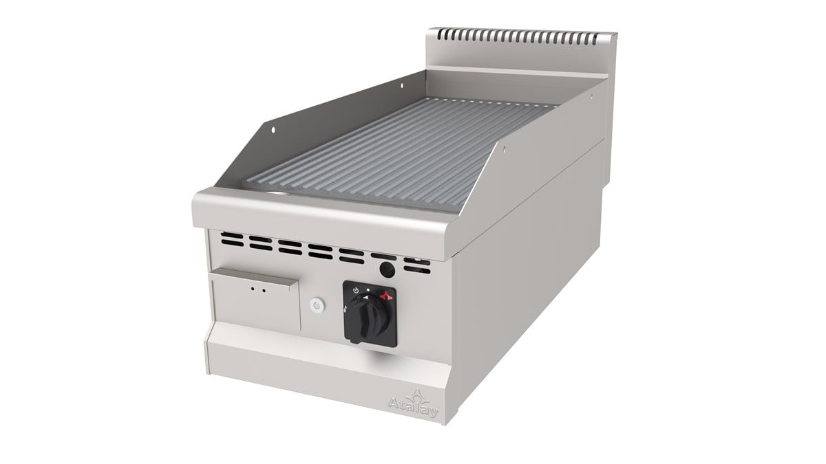 Atalay  AGI-490 NS Gazlı Pleyt Izgara Oluklu Yüzey Ce Belgeli 40x90x30