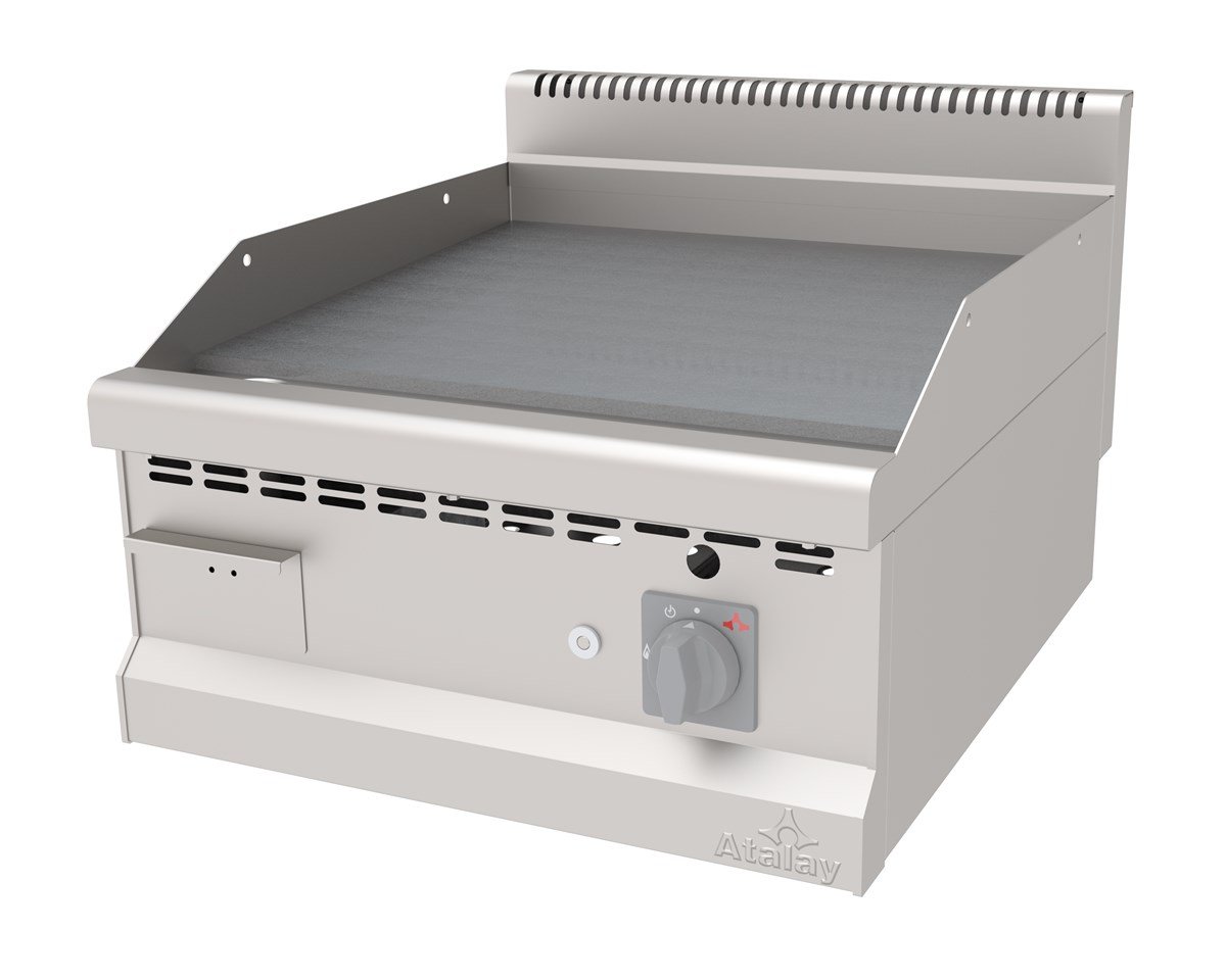 Atalay AGI-670 Gazlı Düz Pleyt Izgara Ce Belgeli 60x70x30