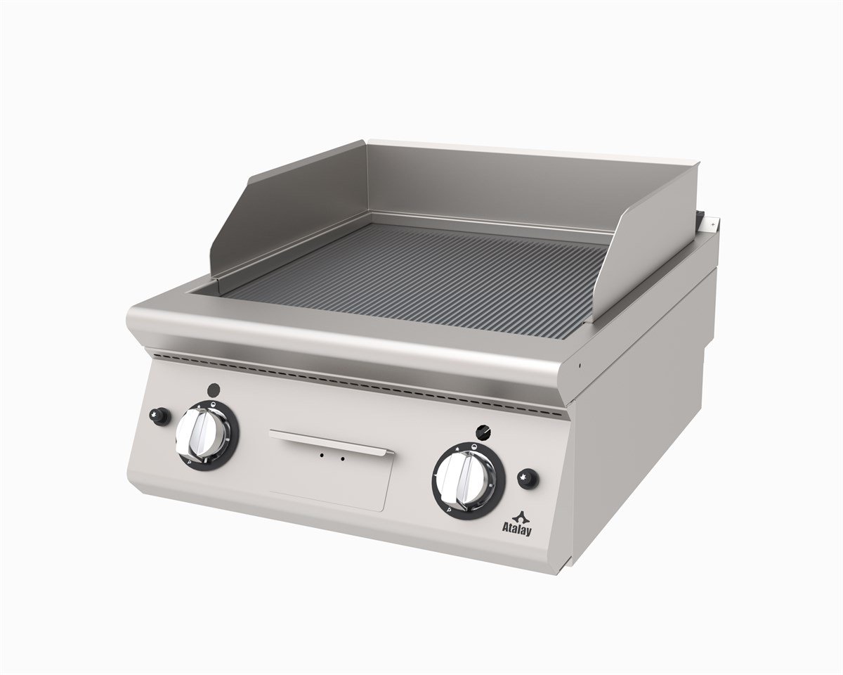 Atalay  AGI-673-N Gazlı Pleyt Izgara Oluklu Yüzey Ce Belgeli 60x73x30