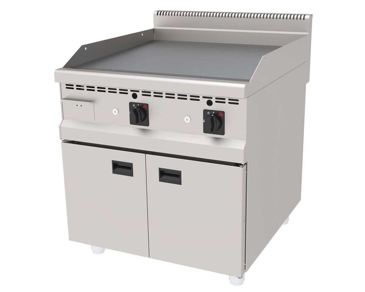 Atalay AGI-890-CR Gazlı Düz Pleyt Izgara Ce Belgeli Alt Dolaplı 80x90x85 