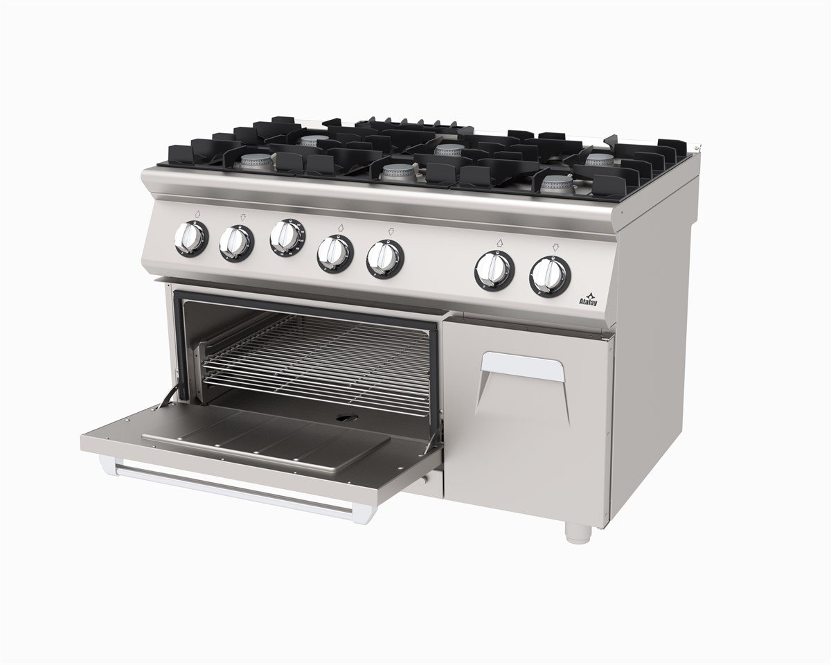 Atalay AGK-1273 D Kuzine 4 lü Gazlı Fırınlı Kuzine Ce Belgeli Dolaplı 120x73x85