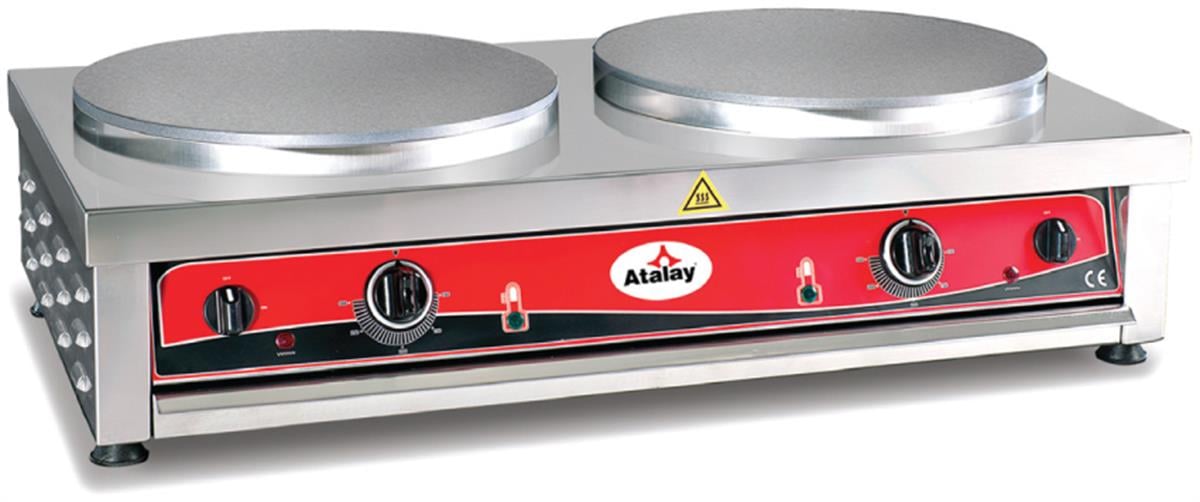 Atalay AKM-4002 Elektrikli Krep Makinası Çiftli 