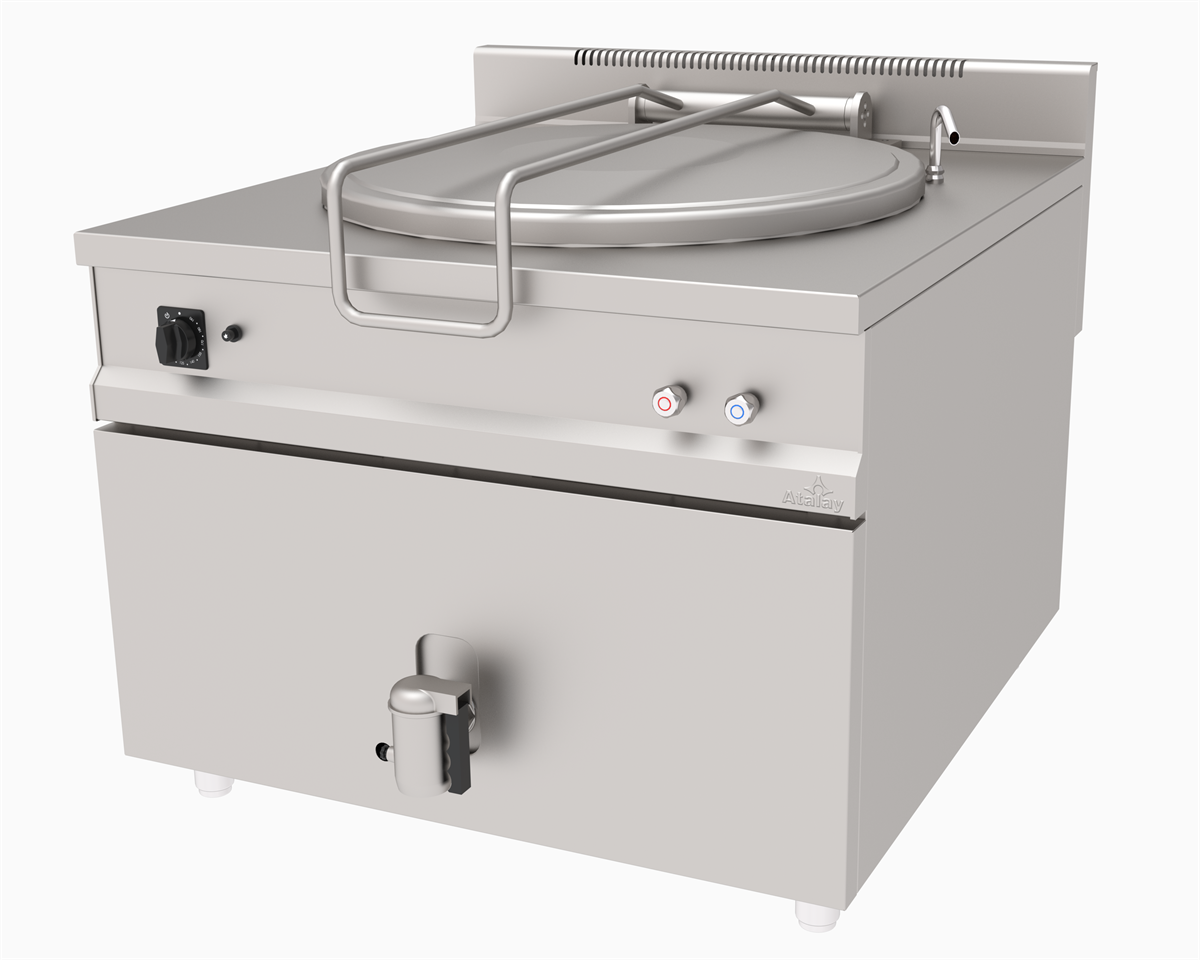 Atalay AKTG-1150 D Gazlı Kaynatma Tenceresi 400 Lt Direkt Ce Belgeli 1150x1200x1000