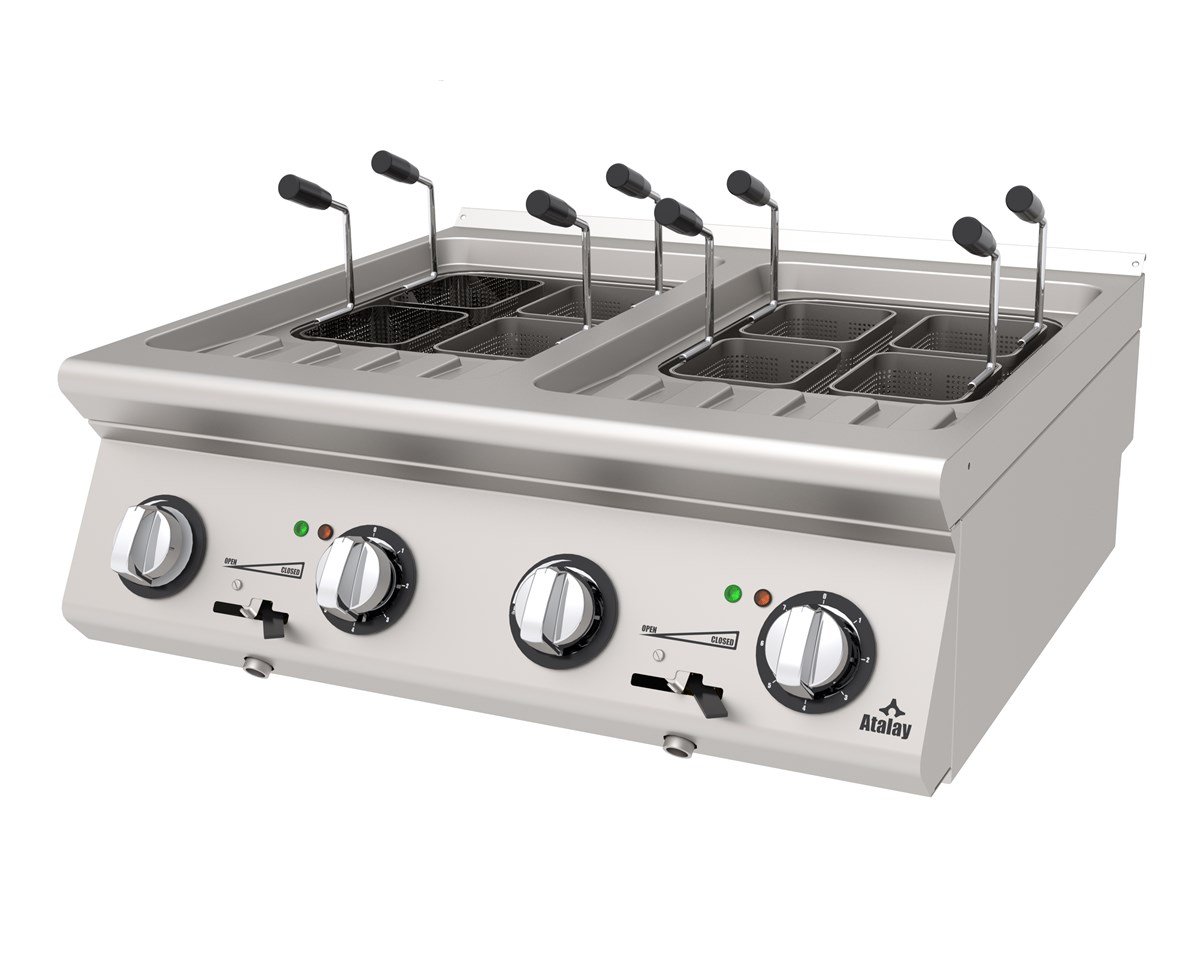 Atalay AMP-873 Makarna Haşlama Makinesi Elektrikli 8 Sepetli 80x73x30