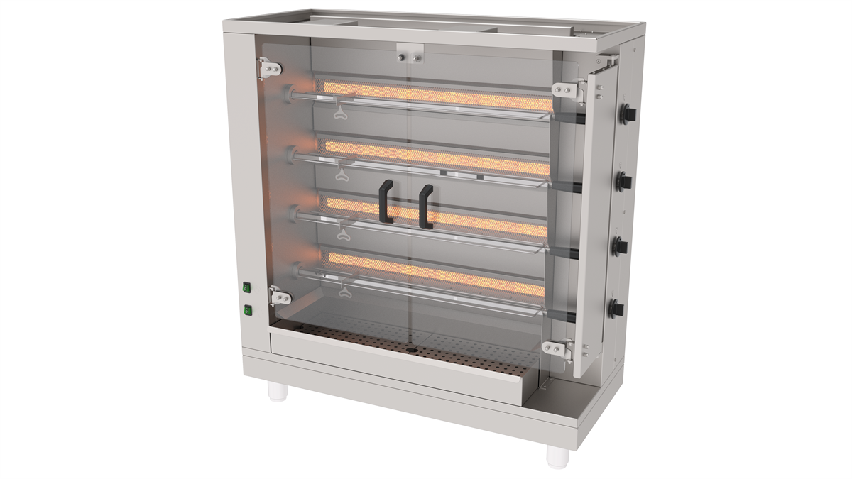 Atalay APMG-04 Piliç Çevirme Makinesi Gazlı Ce Belgeli 4 Şişli 