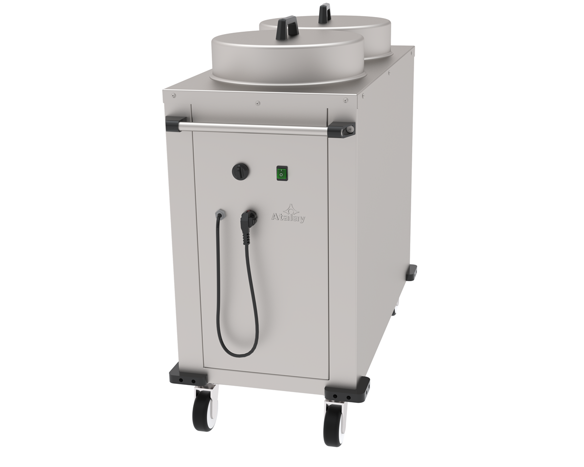 Atalay ATI-100 Tabak Otomat Arabası Isıtmalı 100 Tabaklık 