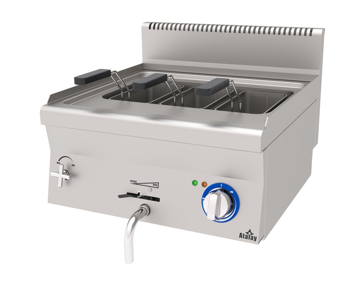 Atalay E AMP-660 Makarna Haşlama Makinesi Elektrikli 3 Sepetli 60x60x30