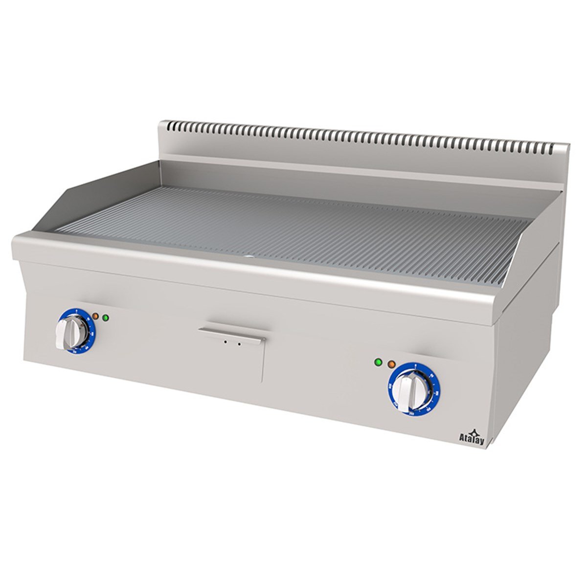 Atalay Elektrikli Pleyt Izgara Oluklu Yüzey 100x60x30 E AEI-1060-N