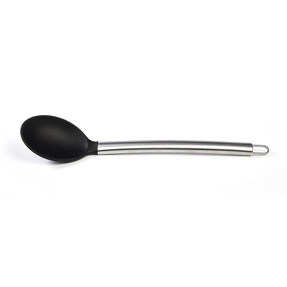 Biradlı Brd-0426-B Silikon Kaşık Siyah-Kırmızı 35 Cm BiradlıBR.BRD-0426-B