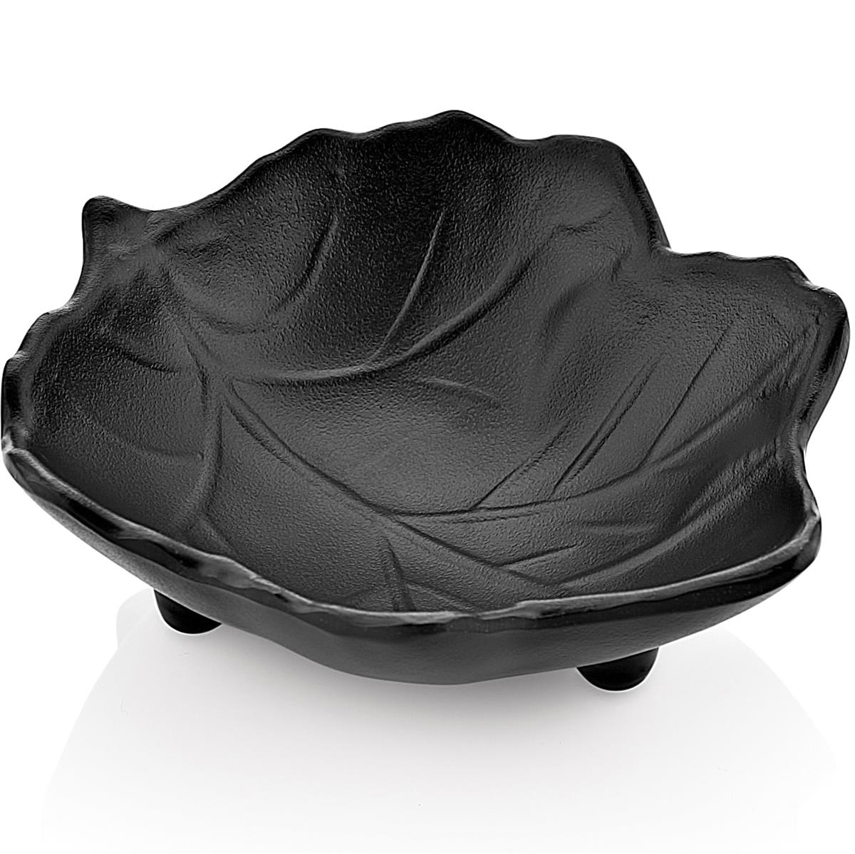 Biradlı Brd-104 Açık Büfe Sunum Yaprak Minimal 10X8X3 Cm Siyah-Beyaz-KırmızıBiradlıBR.BRD-104