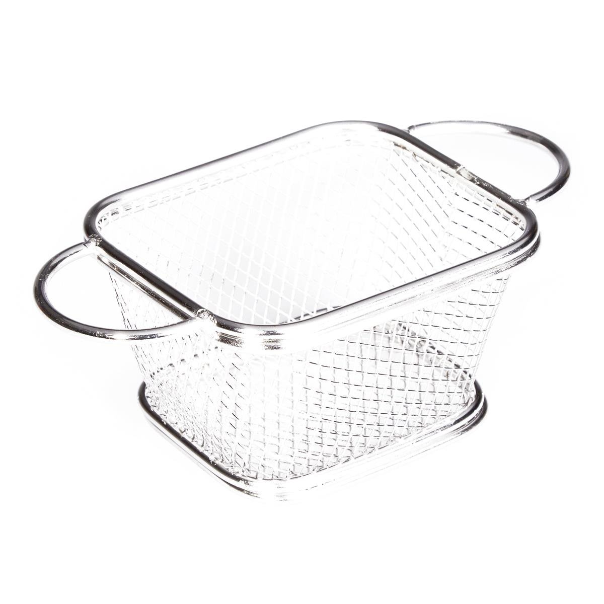 Biradlı Brd-St-05 Patates Sunum Dikdörtgen Çift Kulplu 10X8,5X6,5 Cm BiradlıBR.BRD-ST-05