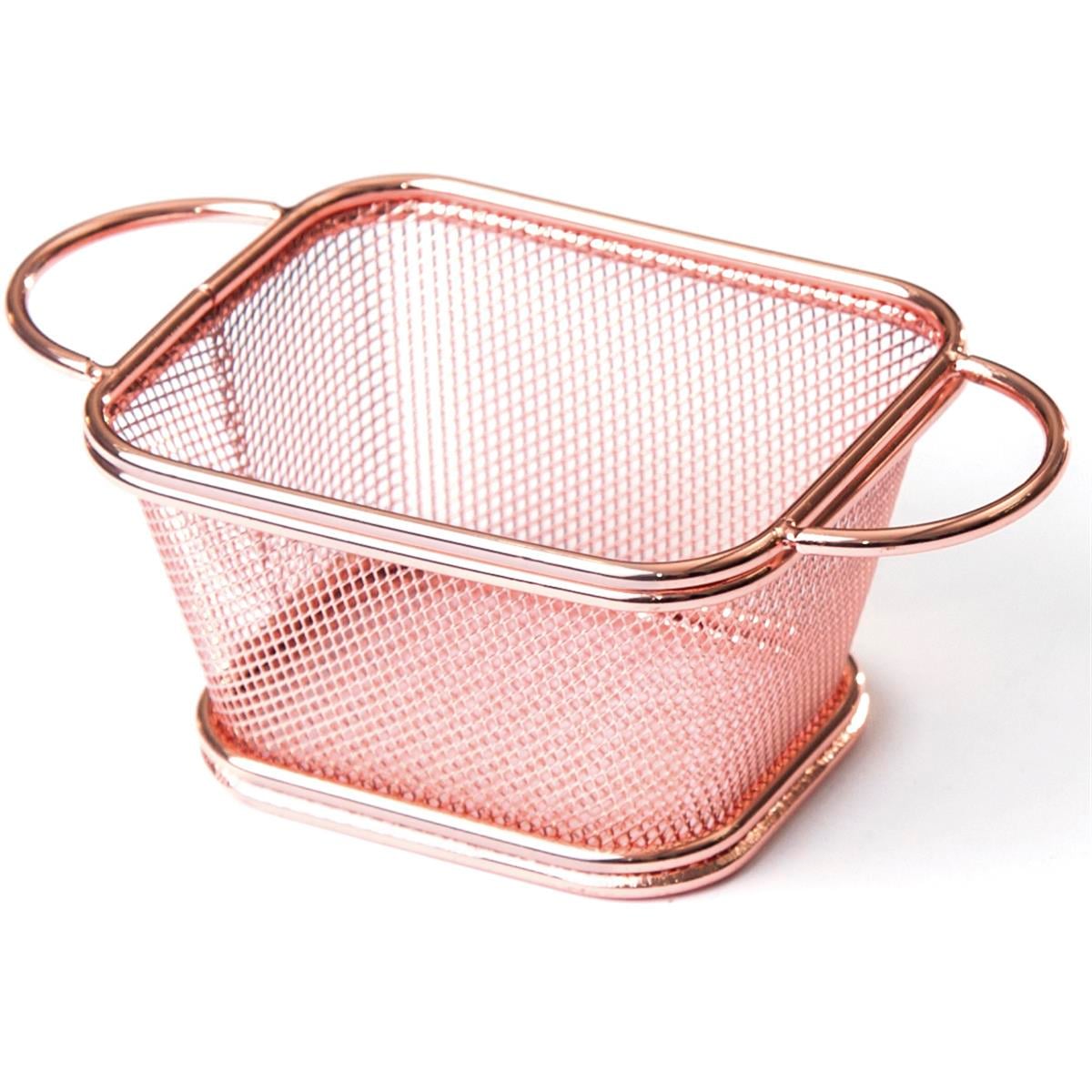 Biradlı Brd-St05-B Patates Sunum Dikdörtgen Çift Kulp Bakır Renk BiradlıBR.BRD-ST05-B