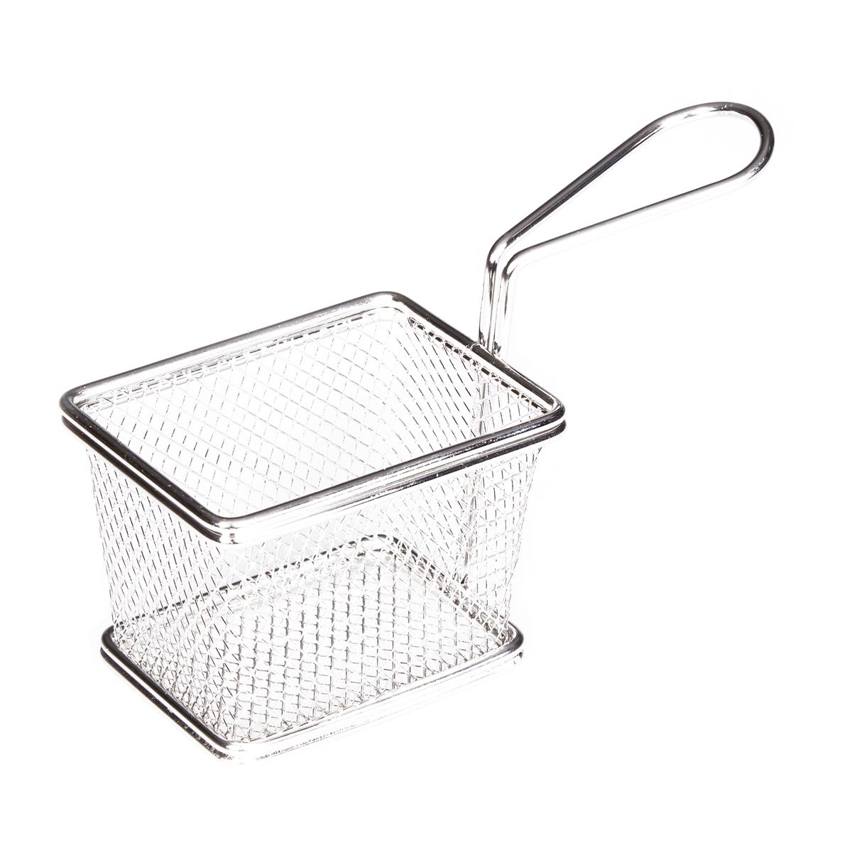 Biradlı Brd-Yq-03 Patates Sunum Kare Tek Kulplu 10x7,5x7,5 Cm BiradlıBR.BRD-YQ-03