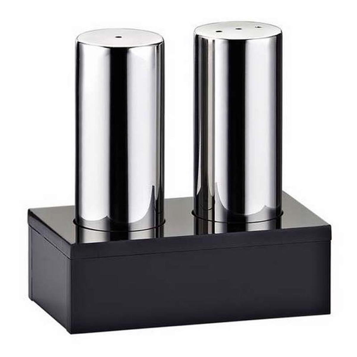 Biradlı Grv-10-K 2 Li Kapalı Pleksi Standlı Tuzluk Takımı Parlak