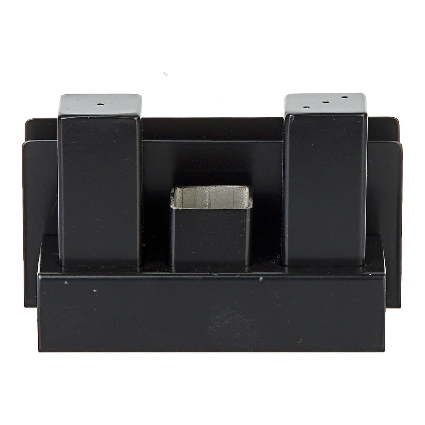 Biradlı Grv-105-P-Siyah Çelik Tuzluk Takımı Siyah BiradlıBR.GRV-105-P-SİYAH