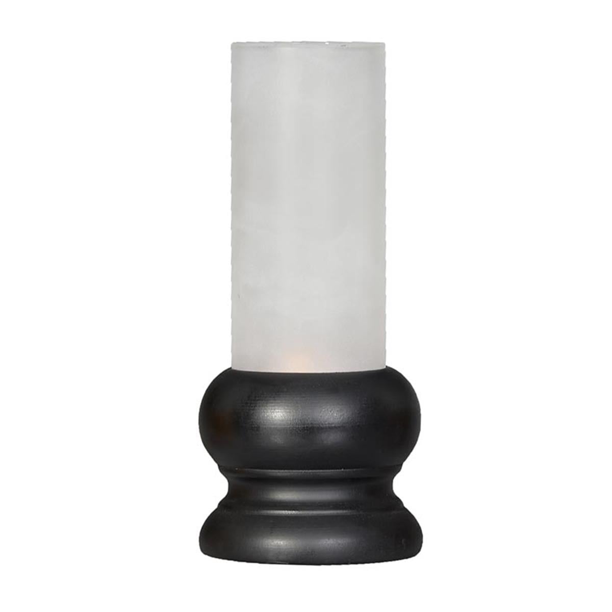 Biradlı Grv-1861 Ahşap Şamdan Ø5x16,5 Cm SiyahBiradlıBR.GRV-1861-S
