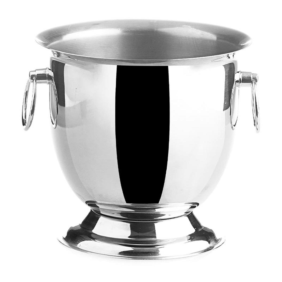 Biradlı Grv-1910 Çelik Şişe Kovası Ayaklı 20,5x16x19 cm