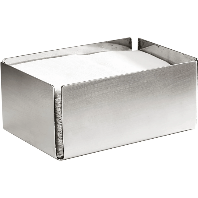 Biradlı Grv-195 Çelik Dispenser Peçetelik Peçetelik 9.5x14x6 CmBiradlıBR.GRV-195