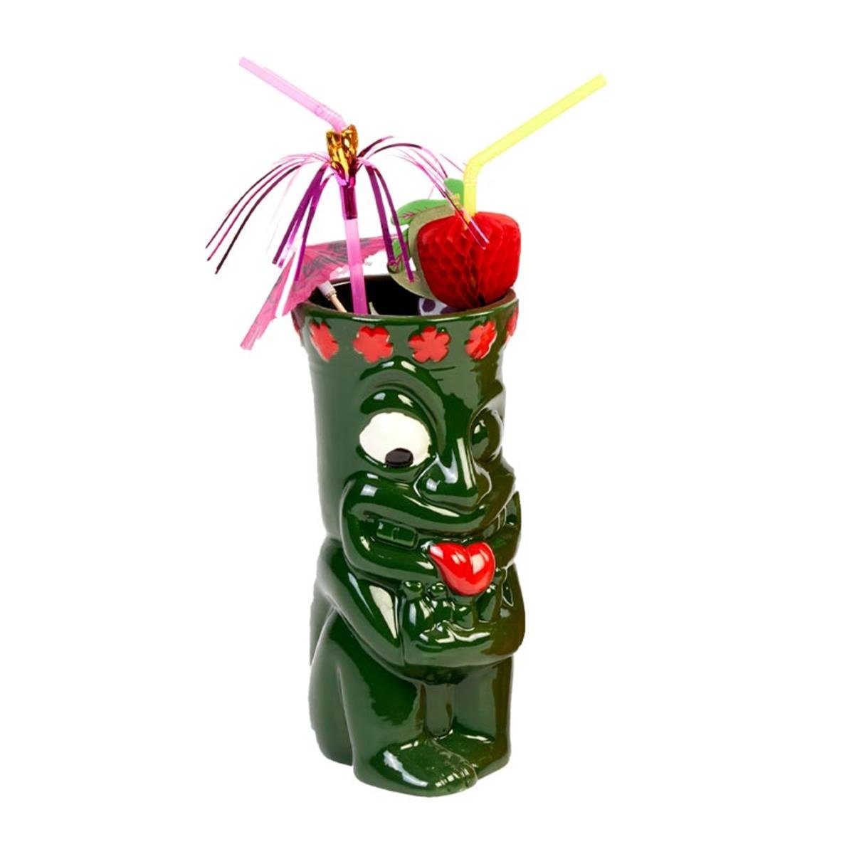 Biradlı Grv-20204 Ceramıc Tiki Mug 8x17 cm 500 CcBiradlıBR.GRV-20204