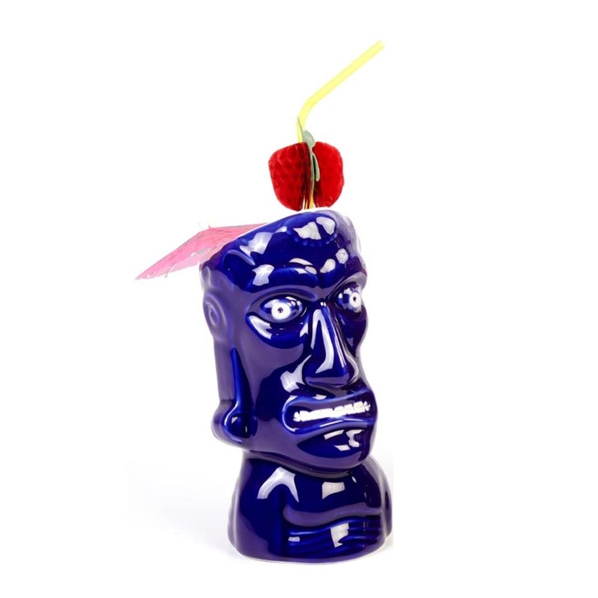Biradlı Grv-20217 Tiki Mug 17x21 cm 480 CcBiradlıBR.GRV-20217