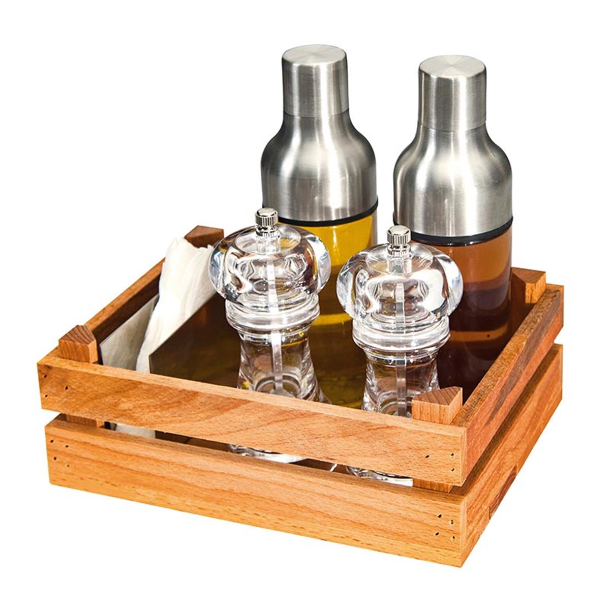 Biradlı Grv-2417 Ahşap Kasalı 5 Li  Set 