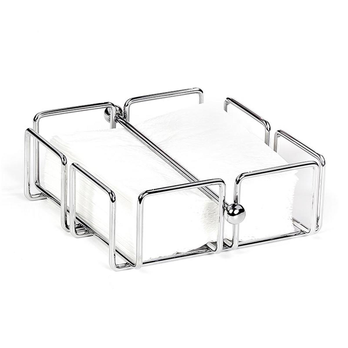 Biradlı Grv-252 Metal Kare Peçetelik 19x19x6,5 Cm BiradlıBR.GRV-252