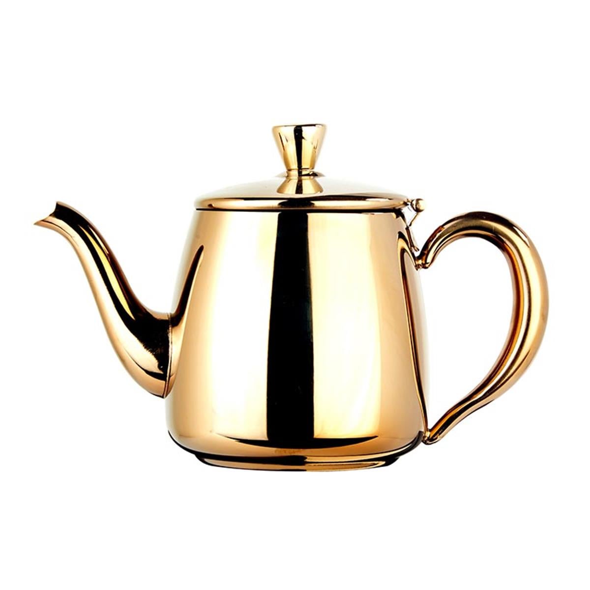 Biradlı Grv-254-Altın Çelik Kahve Ve Çay Potu 550 Mm Altın BiradlıBR.GRV-254-ALTIN