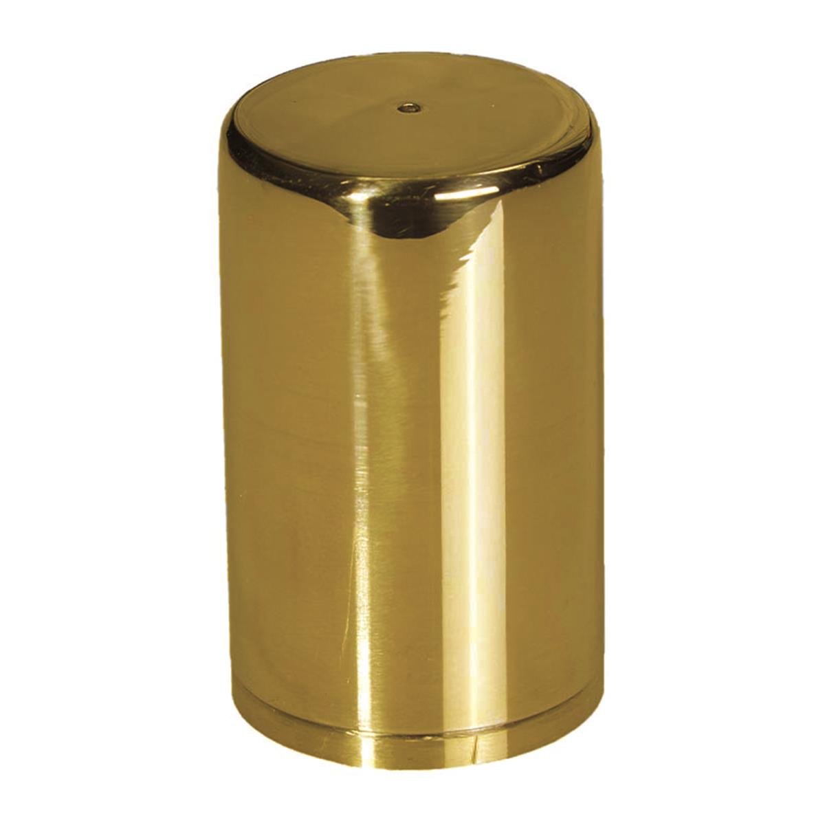 Biradlı Grv-295-Altın Groovy Yuvarlak Bodur Tuzluk Çap 4Cm H:6,5 Cm