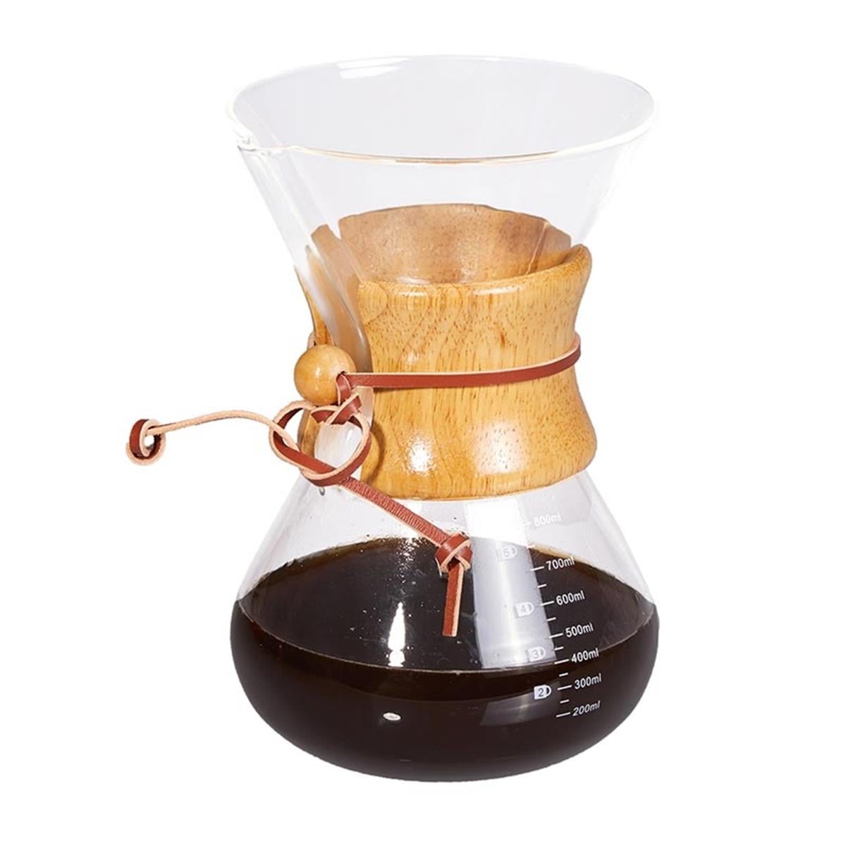 Biradlı Grv-313 Cam Kahve Demleme 800Ml