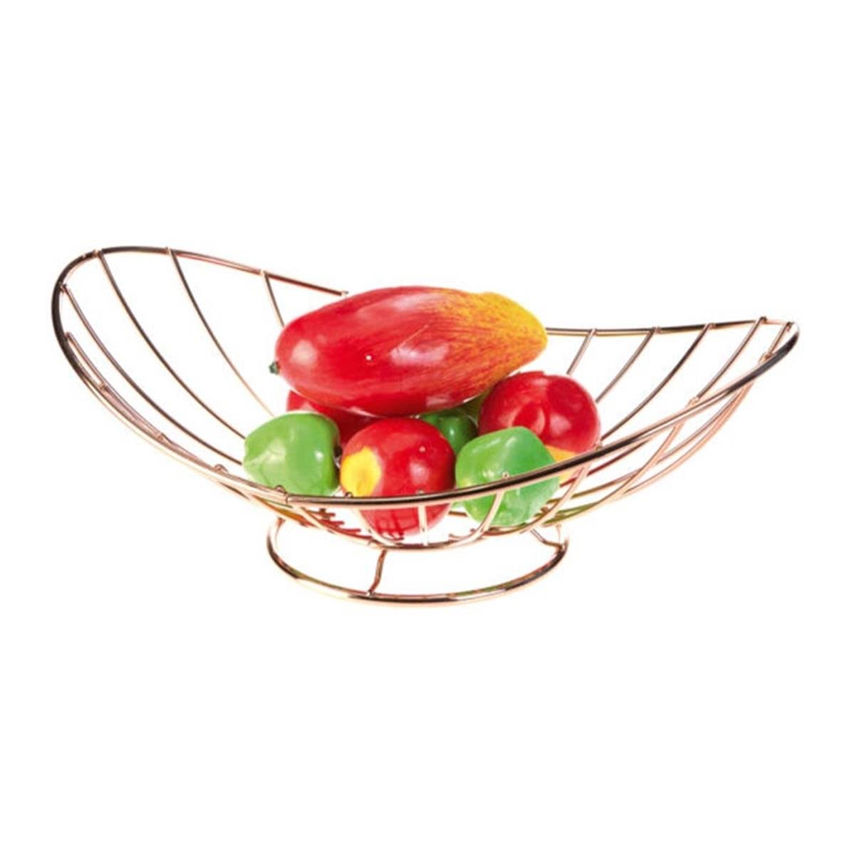 Biradlı Grv-529A-Bakır Tel Meyvelik Bakır 35x24x 11Cm 