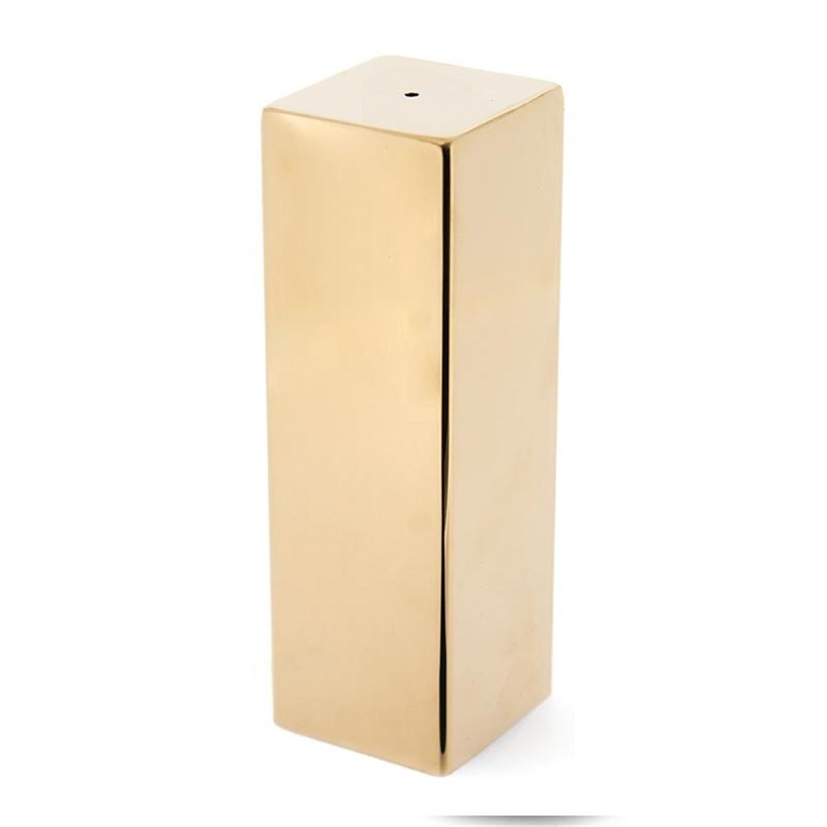 Biradlı Grv-58-Altın Kare Tek Biberlik - AltınBiradlıBR.GRV-58-ALTIN