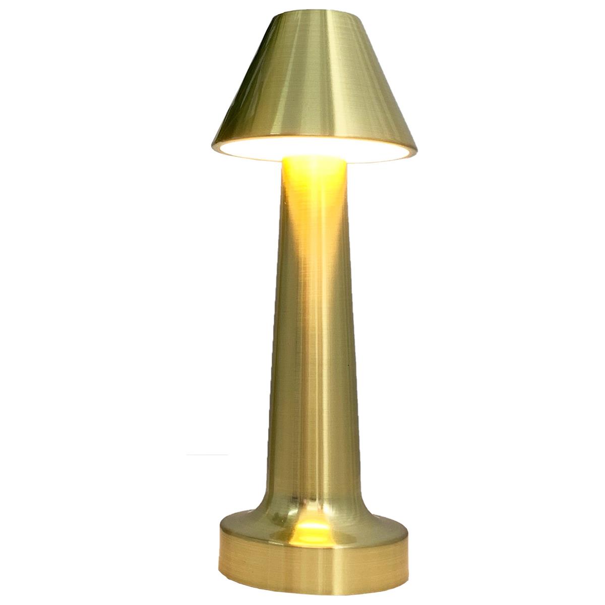 Biradlı Grv-812-Altın Şarj Edilebilir Masa Lambası 9x22 cmBiradlıBR.GRV-812-ALTIN