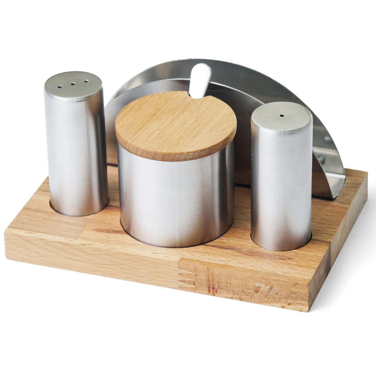 Biradlı Grv-94 4 Lü Tuzluk Baharatlık Takımı