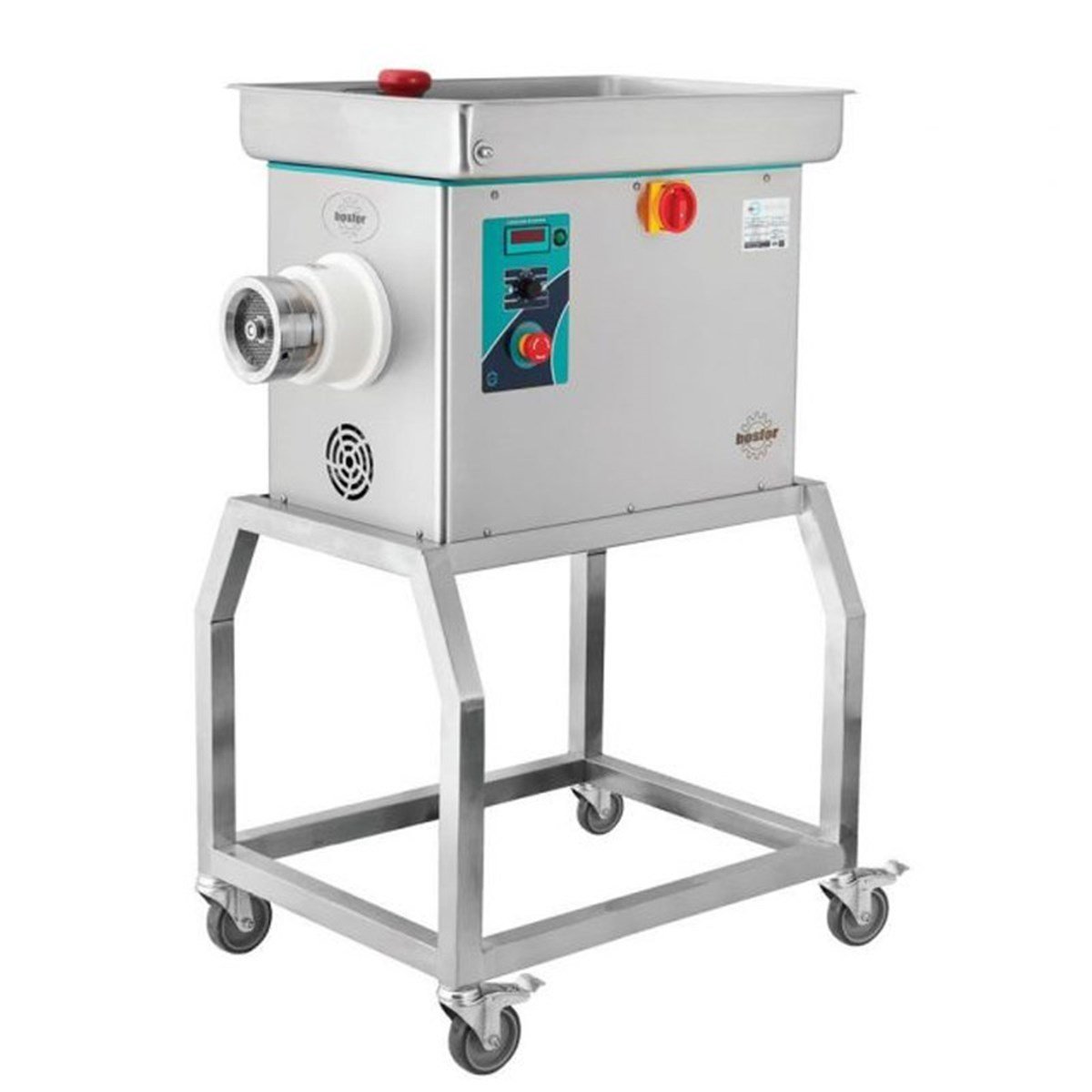 Bosfor UKME-32PTSA 32 No Soğutuculu Paslanmaz Et Kıyma Makinası Euro Model K.Krom Ayaklı