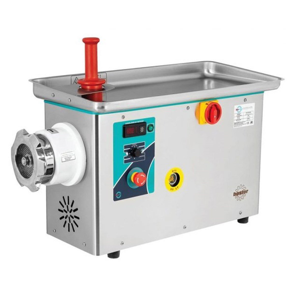 Bosfor UKMS-22T 22 No Soğutuculu Et Kıyma Makinası 380 Volt