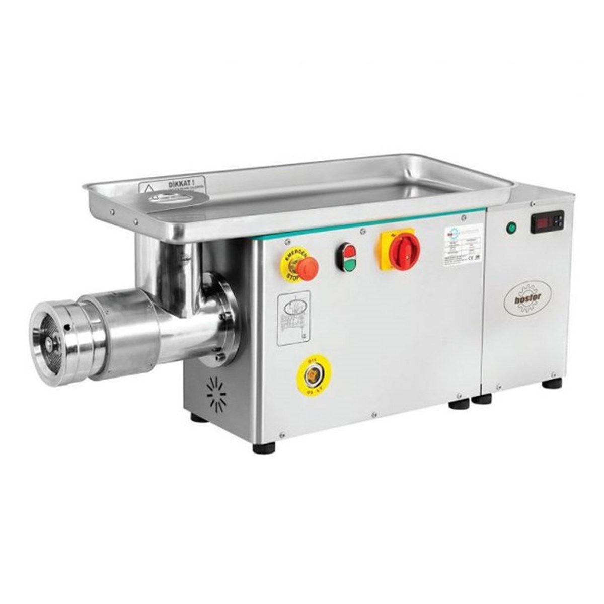Bosfor UKMS-32PMY 32 No Soğutuculu Paslanmaz Et Kıyma Makinası 220 Volt Yeni Model
