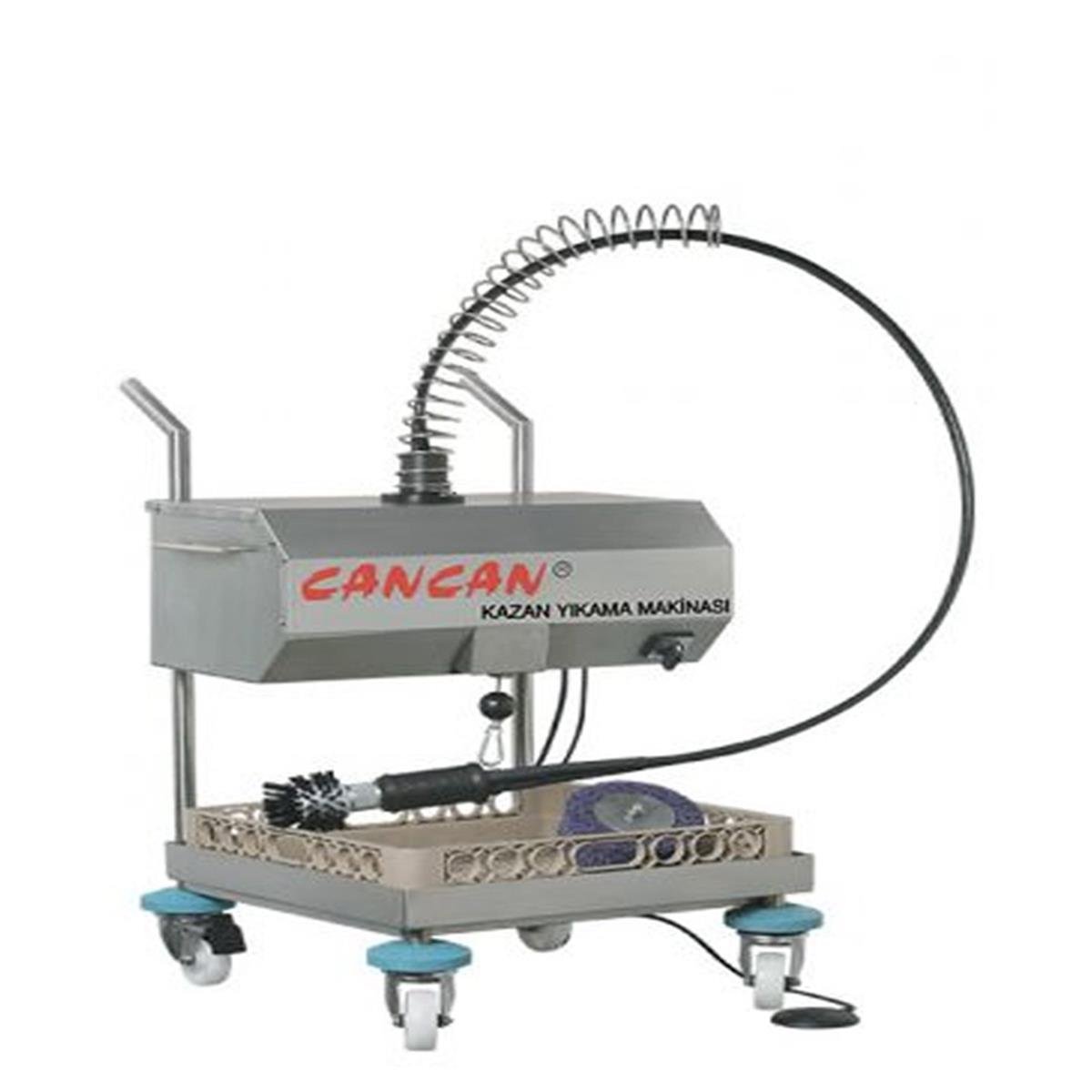 Cancan 1105 Endüstriyel Tip Kazan Yıkama Makinesi Mobil Arabası