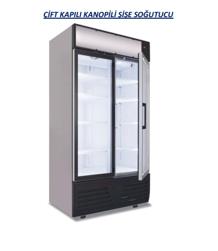 Coldera CL 1100 HDC Çift Kapılı Şişe SoğutucuColderaCL.CL 1100 HDC