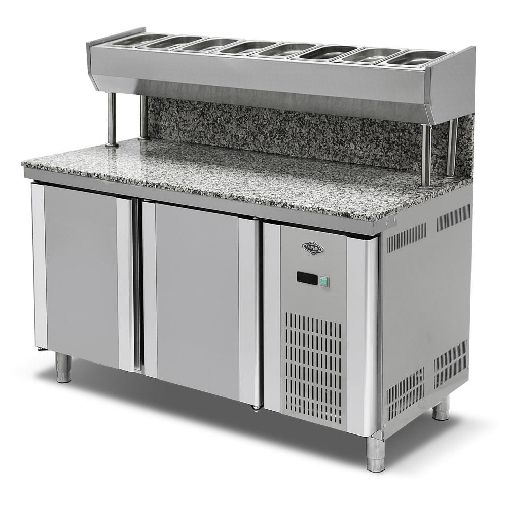 Empero Granitli Pizza ve Salata Buzdolabı 2 KapılıEmperoEMP.150.80.01-PSYG