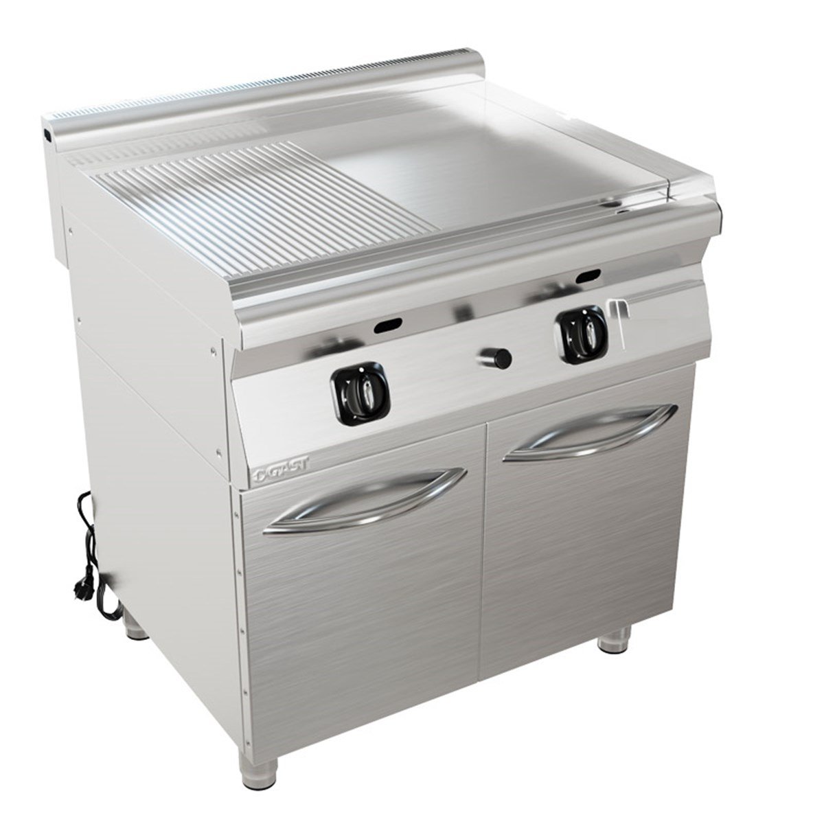 Gast 9IGK800Y 80 lik Krom Yarı Oluklu Gazlı Peyt Izgara