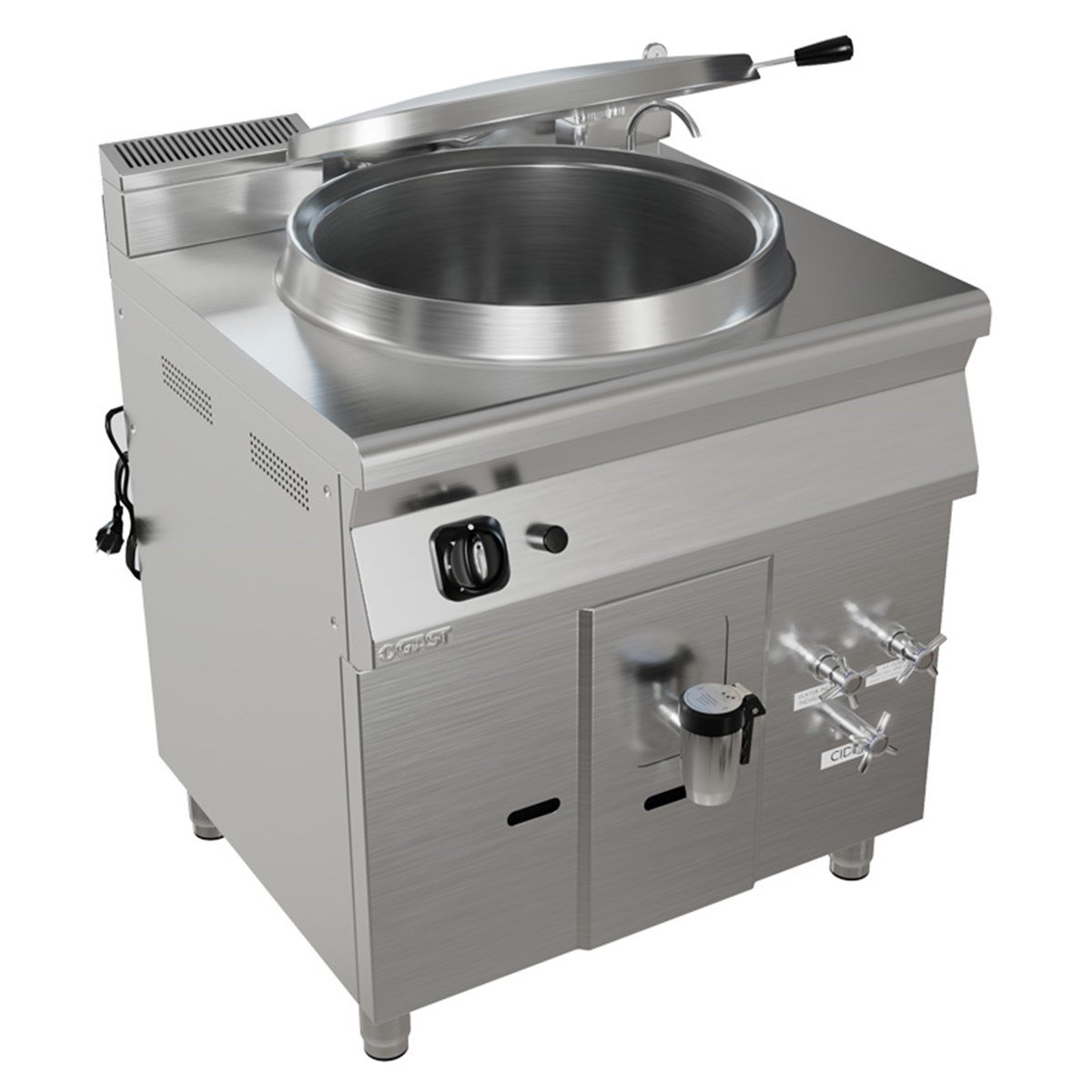 Gast 9KTG80 Gazlı Kaynatma Tenceresi 800x930x850