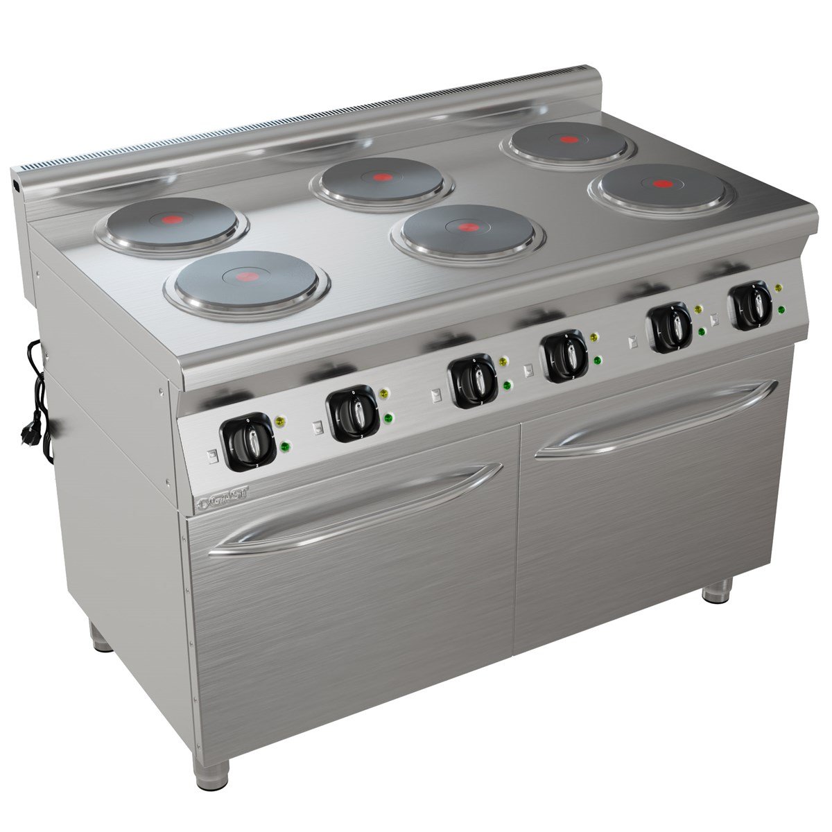 Gast 9OCE120 6 lı Ocak Elektrikli 1200x930x850