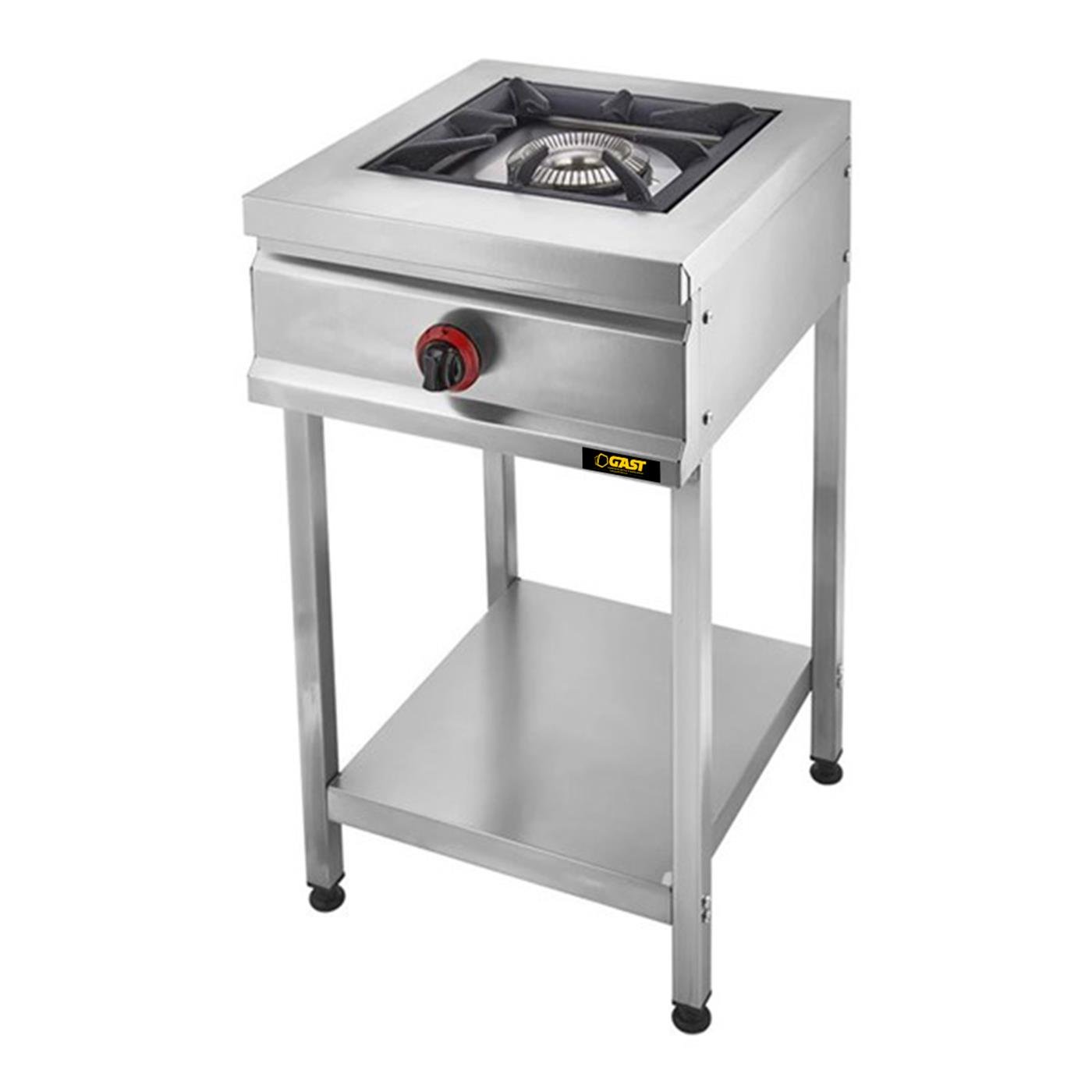 Gast CEJ21(L) 1 li Ayaklı Taban Raflı Gazlı Ocak CE Belgeli