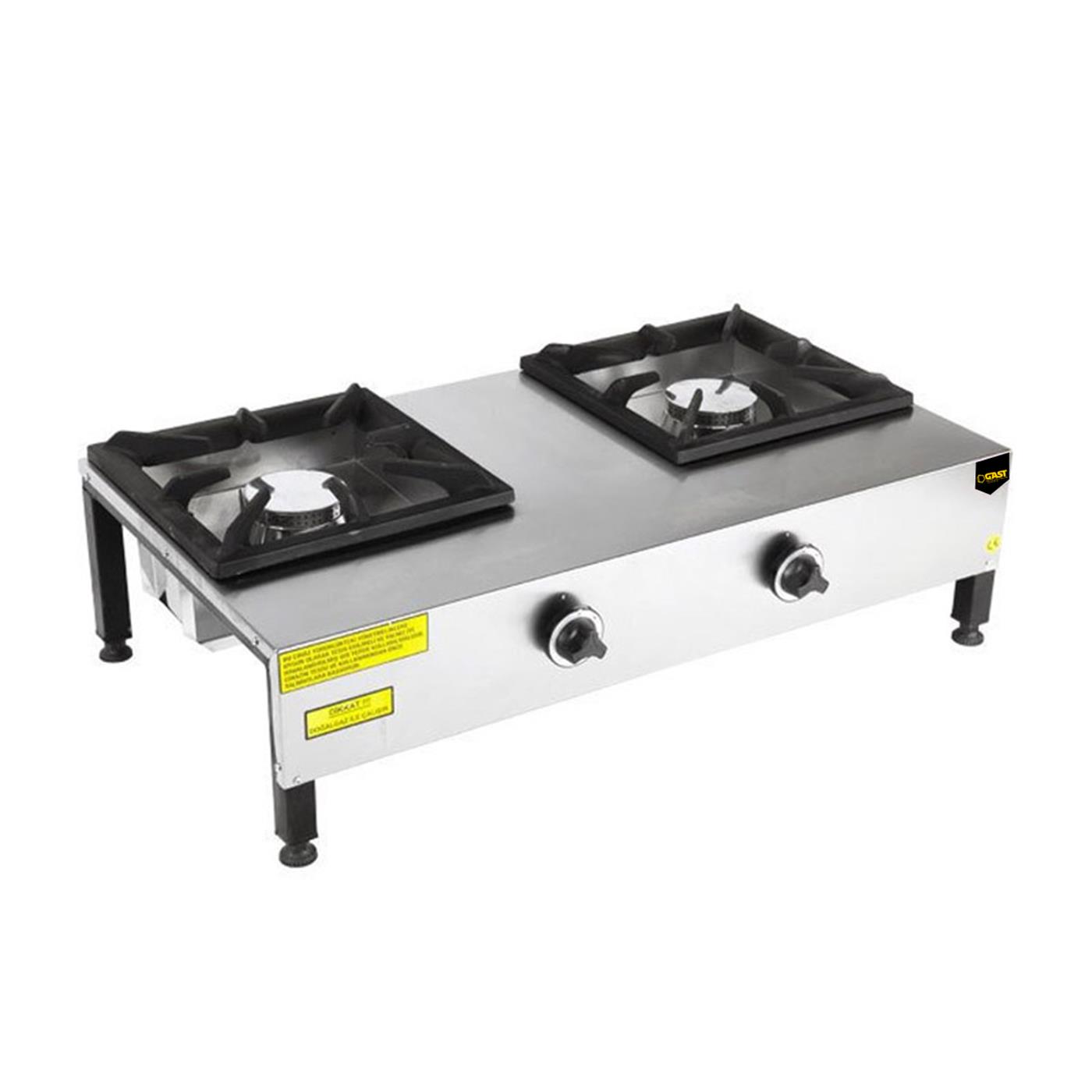Gast CEJ22 2 li Set Üstü Gazlı Ocak  CE Belgeli