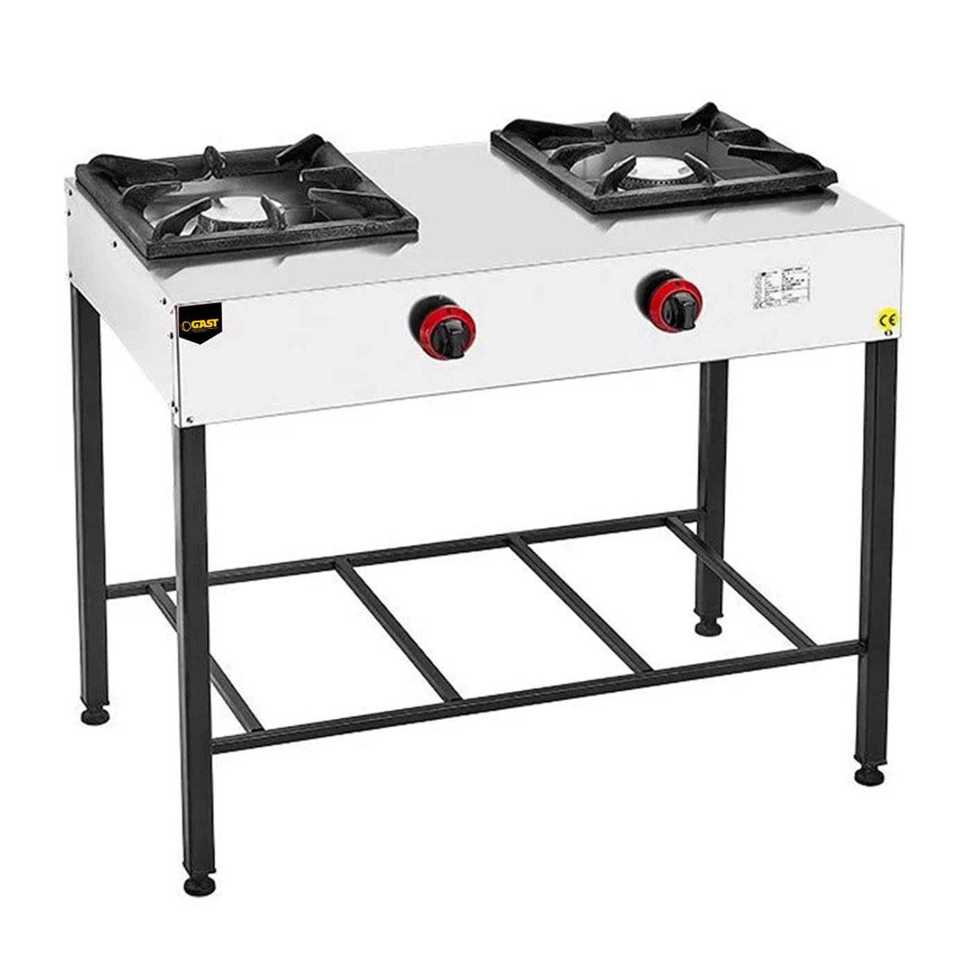 Gast CEJ23 2 li Ayaklı Gazlı Ocak CE Belgeli