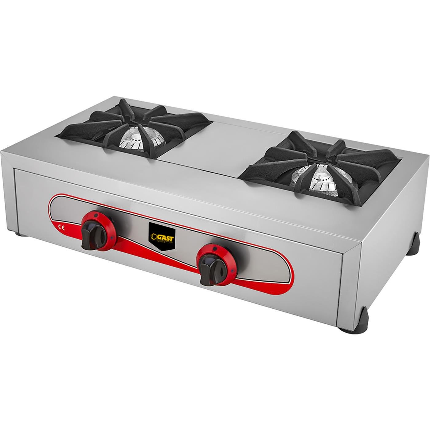Gast CEJ26 2 li Setüstü Ocak Gazlı CE Belgeli