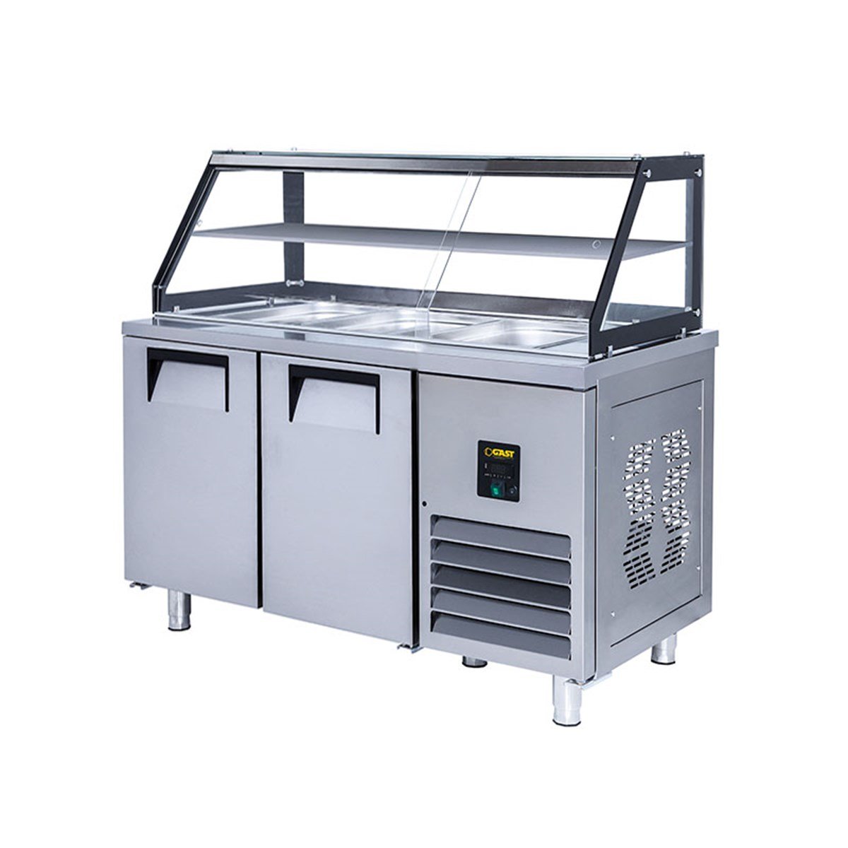 Gast CSB1200C 2 Kapılı Camlı Servis Buzdolabı