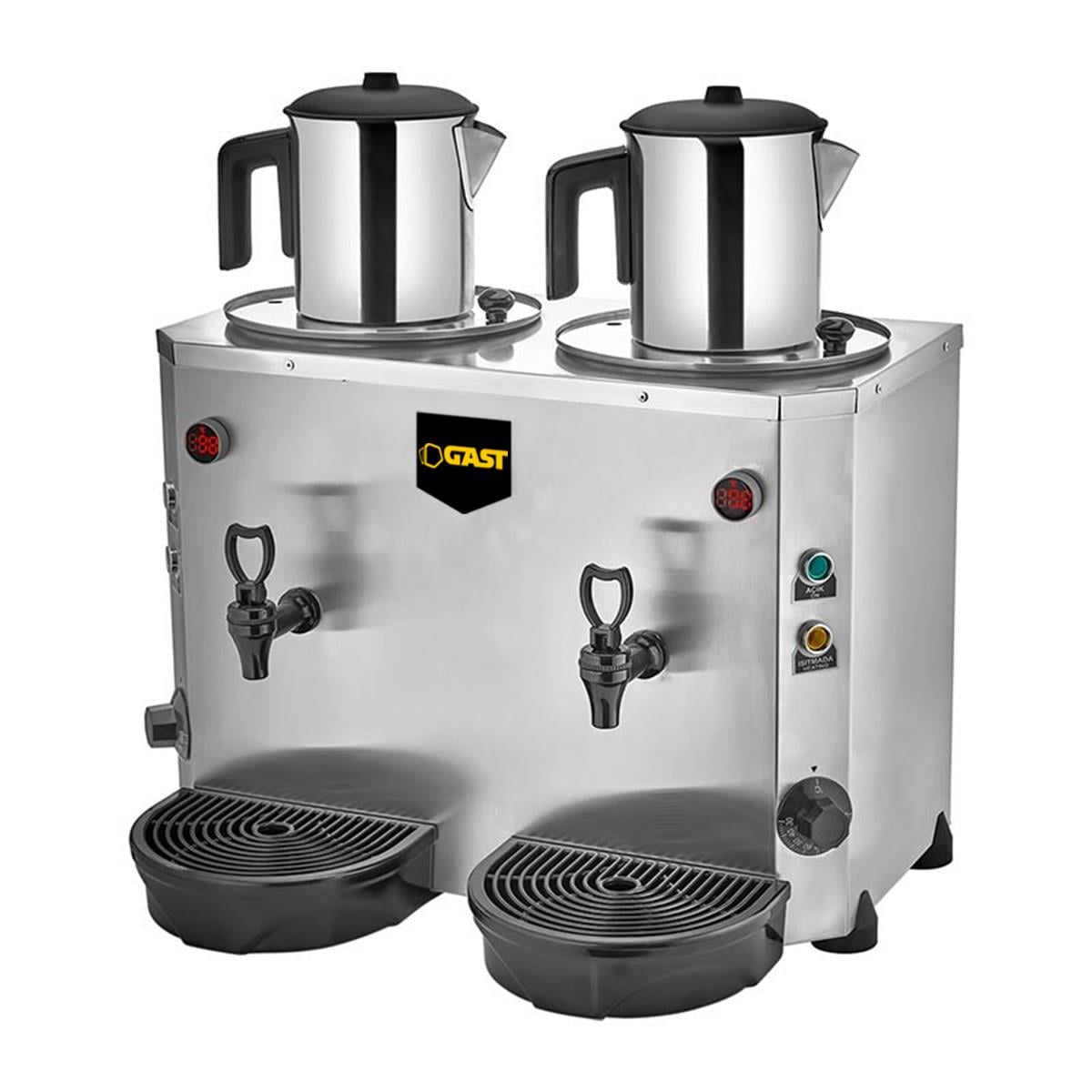 Gast DE15 2 Demlikli Mini Jumbo 9+9 lt Çay OcağıGastGAST.DE15