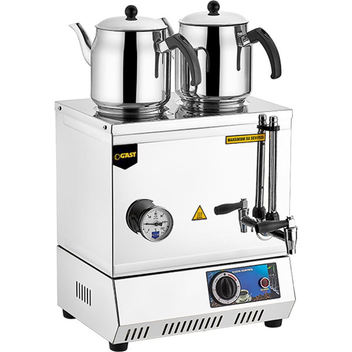 Gast EP02 30 Model Çift Demlikli 23 lt Çay Ocağı