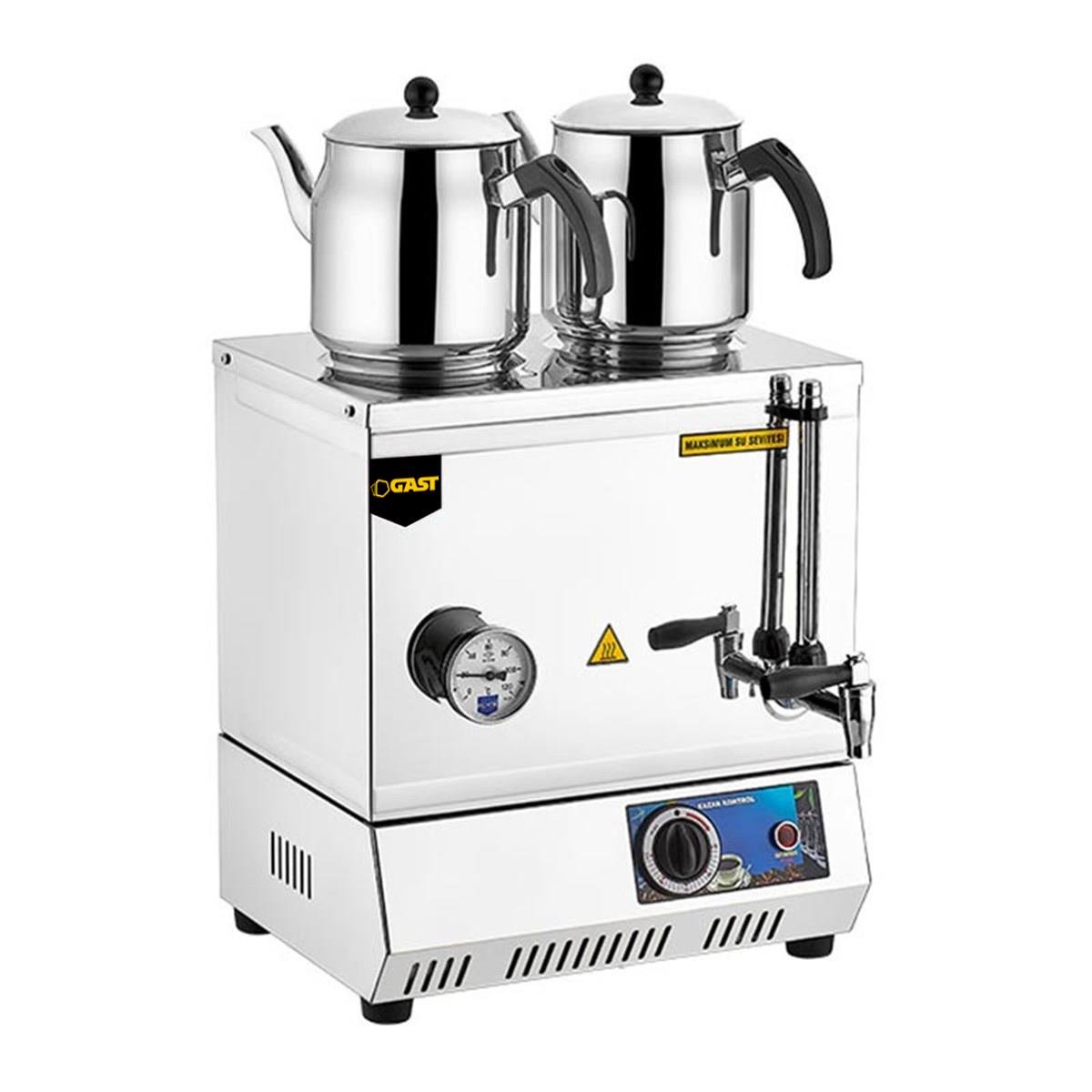 Gast EP05 40 Model Çift Demlikli 28 lt Çay Ocağı